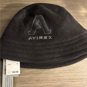 Vintage Avirex Black Bucket Hat
